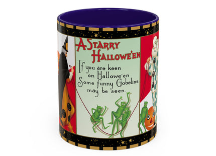 A Starry Halloween Colorful Mugs (11oz, 15oz)