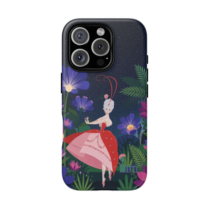 🌺✨ The Lady Of The Starlit Enchanted Garden Phone Case – Art Deco Floral Fantasy