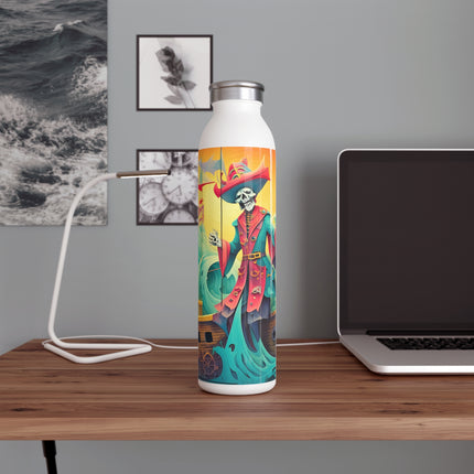 Skeleton Crew of the Misty Seas Slim Water Bottle