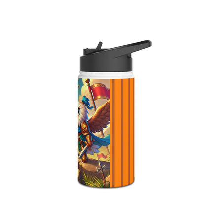 Watchful Guardian Stainless Steel Water Bottle, Standard Lid