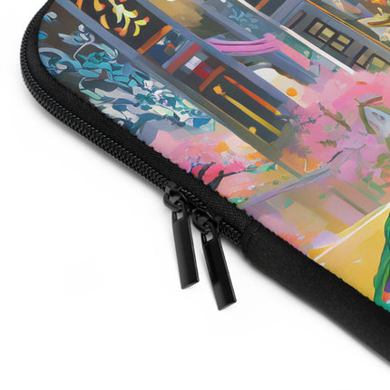 Techno Plumes Laptop Sleeve