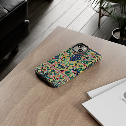 Colorful Flower Pattern by Owen Jones Phone Cases