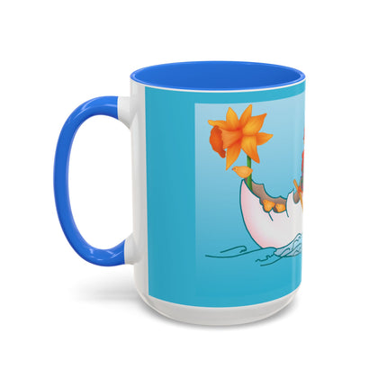 A Rooster's Seafaring Adventure Colorful Mugs, 11oz