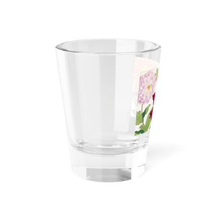 Dahlia Flower by Tanigami Kônan Shot Glass, 1.5oz