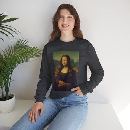 Mona Lisa by Leonardo da Vinci Unisex Heavy Blend™ Crewneck Sweatshirt