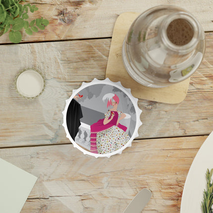 The Red Bird Bottle Opener – Graceful Storybook Charm & Quiet Mystery