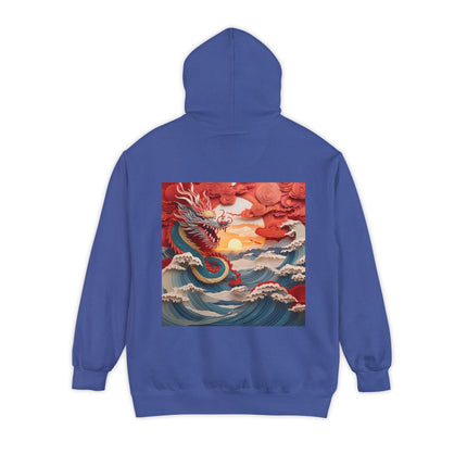 Emergence of the Dragon Unisex Garment-Dyed Hoodie