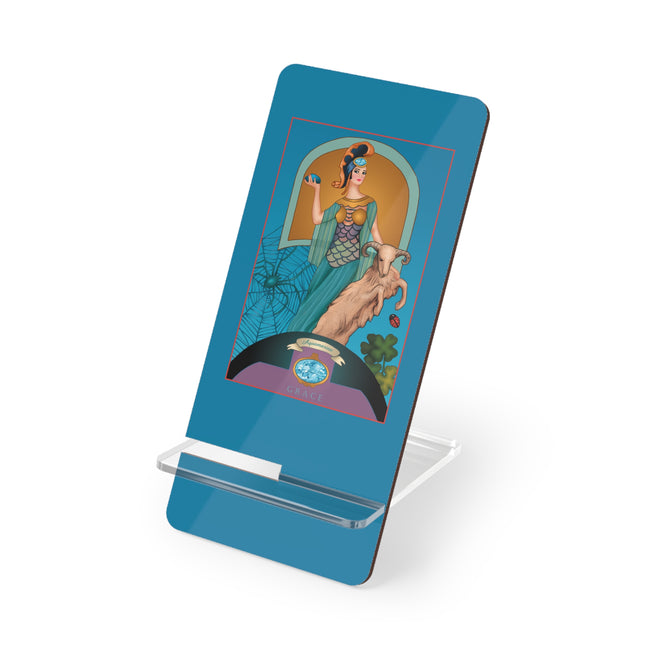 March & Aquamarine (Gem Series) by Sofia Chiostri Mobile Display Stand for Smartphones