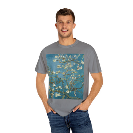 Almond Blossom by Vincent van Gogh Unisex Garment-Dyed T-shirt