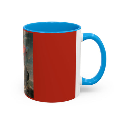 Napoleon Crossing the Alps by Jacques-Louis David Colorful Mugs (11oz, 15oz)