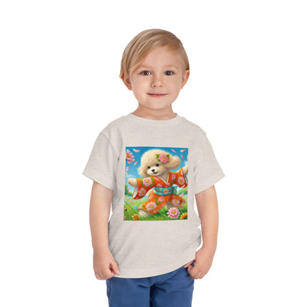 Chrysanthemum Meadow Play Toddler Short Sleeve Tee