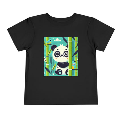 Bamboo Panda Friends Toddler Short Sleeve Tee