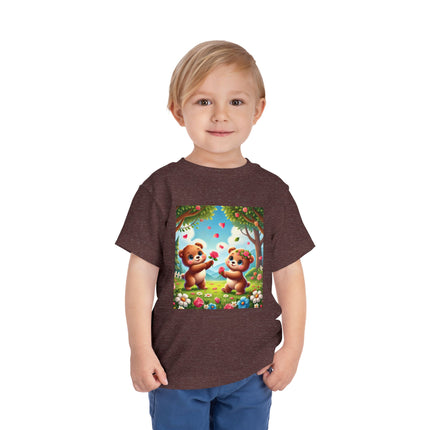 Teddy Bear Friendship Toddler Short Sleeve Tee