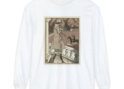 Amazone by Fernand Siméon Unisex Garment-dyed Long Sleeve T-Shirt