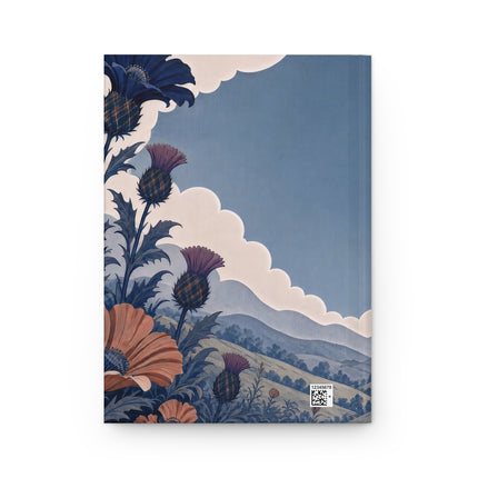 🏴🌸 The Highland Garden Promenade Hardcover Journal – Art Deco Scottish Fashion Romance