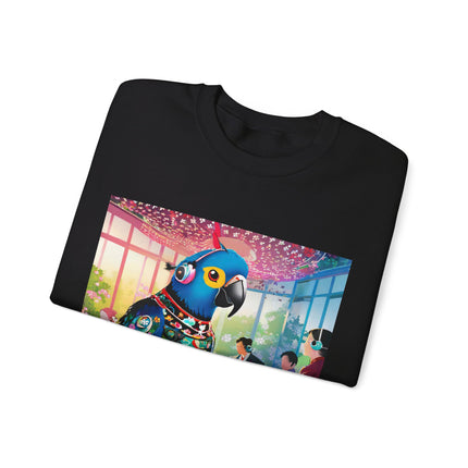 Parrot DJ Unisex Heavy Blend™ Crewneck Sweatshirt