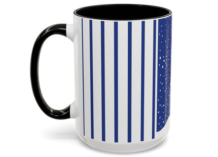 Snowman in Falling Snow Colorful Mugs (11oz, 15oz)