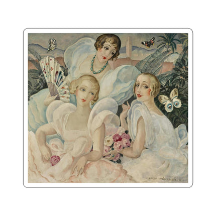 Les Femmes Fatales by Gerda Wegener Kiss-Cut Stickers (4 Sizes)