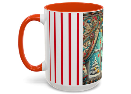 Mischief in Tinselland Colorful Mugs (11oz, 15oz)