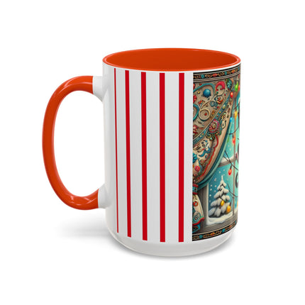 Mischief in Tinselland Colorful Mugs (11oz, 15oz)