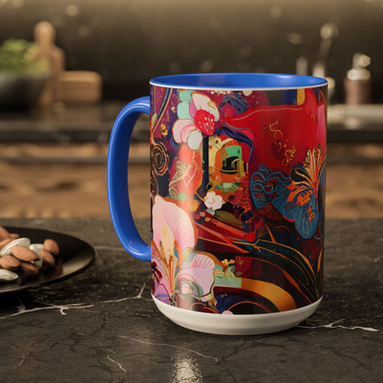 Ethereal Irises Colorful Mugs (11oz, 15oz)