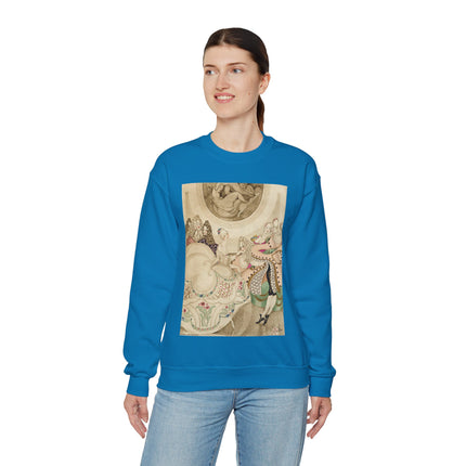 Sur talons rouges (On Red Heels) pl 01 by Gerda Wegener Heavy Blend™ Crewneck Sweatshirt