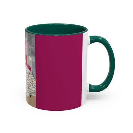 The Red Bird Colorful Mugs – Gentle Storybook Charm & Elegant Whimsy
