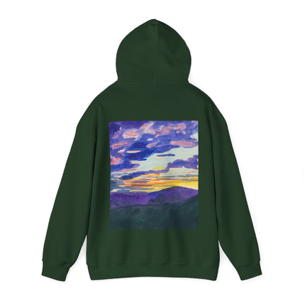 Naturstudie XII by Karl Wiener Heavy Blend™ Hooded Sweatshirt