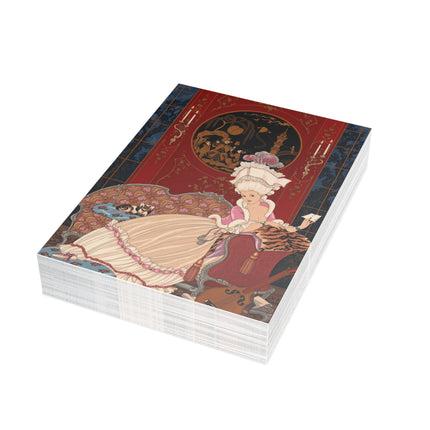💌🐕 The Lady Of The Secret Letter Postcard Bundles – Art Deco Salon Elegance