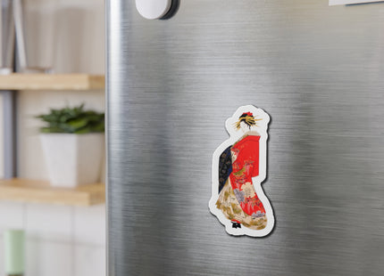 Japanese Woman by Hosoda Eishi Die-Cut Magnets (5 Sizes)