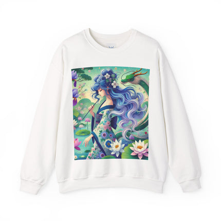 Fairy of the Koi Pond Heavy Blend™ Crewneck Sweatshirt