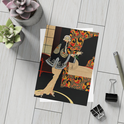 🎭🖤 The Lady Of The Art Deco Salon Postcard Bundles – Art Deco Fashion Elegance