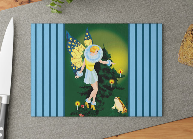 The Enchanted Encounter Glass Cutting Board