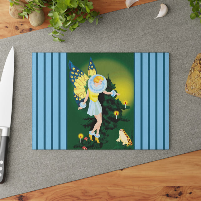 The Enchanted Encounter Glass Cutting Board