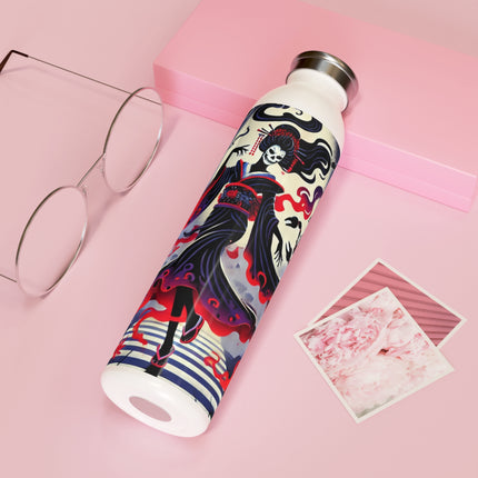 Halloween Sorceress Slim Water Bottle