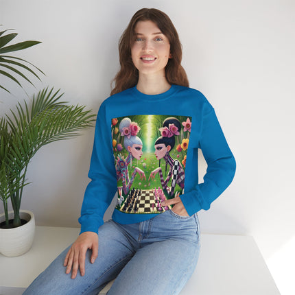 Spring Gambit: A Fairy’s Move Heavy Blend™ Crewneck Sweatshirt