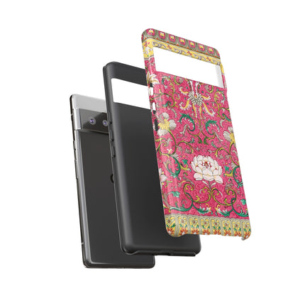 Pink Floral Pattern by Owen Jones Phone Cases
