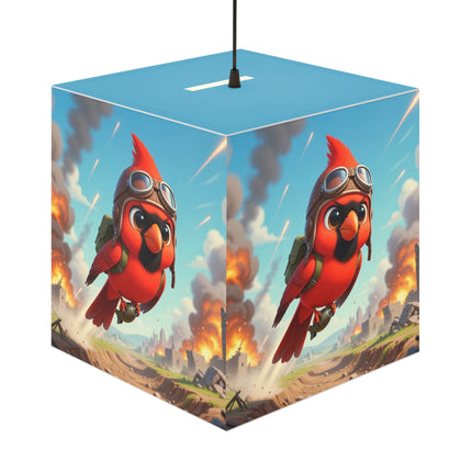 🐦✈️ The Cardinal Dive Bomber Light Cube Lamp – Bold Flight & Fearless Adventure