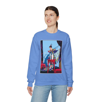 A Visual Journey by Umberto Brunelleschi Women's Heavy Blend™ Crewneck Sweatshirt