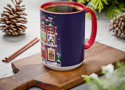 A Christmas Eve Celebration Colorful Mugs (11oz, 15oz)