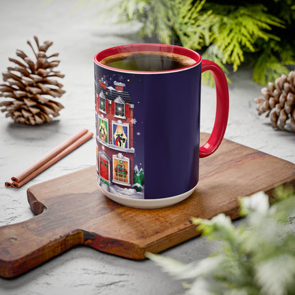 A Christmas Eve Celebration Colorful Mugs (11oz, 15oz)