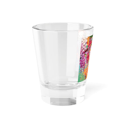 Golden Wisteria Elegance Shot Glass, 1.5oz