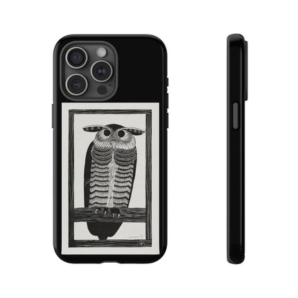 Horned Owl by Samuel Jessurun de Mesquita Phone Cases