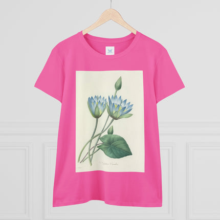 Choix des plus belles fleurs, Plate 055 by Pierre Joseph Redouté  Women's Midweight Cotton Tee