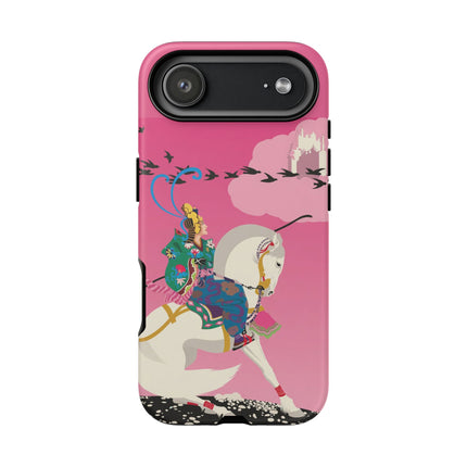 Samurai Princess on the White Steed Phone Case – Epic Grace & Mythic Power