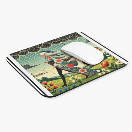 The Dragon Fairy’s Stride Mouse Pad (Rectangle)