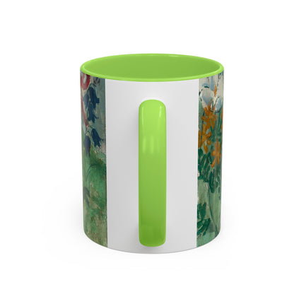 Flowers by August Babberger Colorful Mugs (11oz, 15oz)
