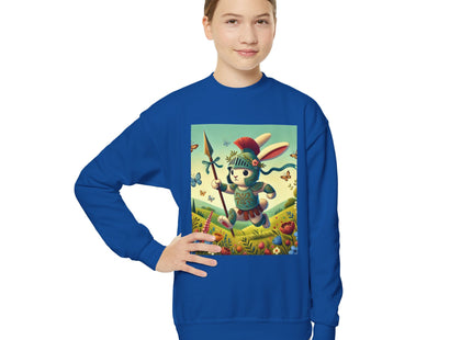 Rabbit Gladiator Youth Crewneck Sweatshirt