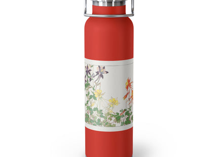 Aquilegia Flower by Tanigami Kônan Copper Vacuum Insulated Bottle, 22oz