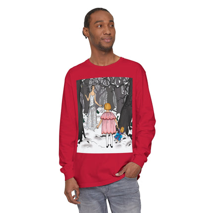 Fairy Tale Elegance Unisex Garment-dyed Long Sleeve T-Shirt
